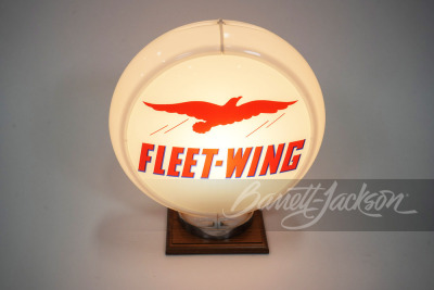 CIRCA 1940S-50S FLEET-WING GASOLINE GAS PUMP GLOBE - 2