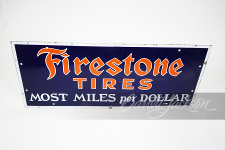 1930S FIRESTONE TIRES PORCELAIN SIGN