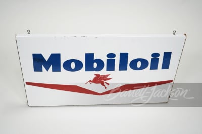 1950S MOBIL OIL PORCELAIN SIGN - 2