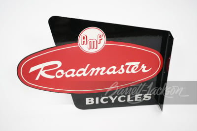 EARLY 1960S AMF ROADMASTER BICYCLES TIN SIGN