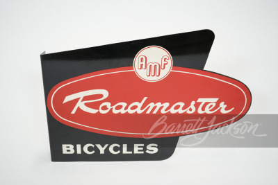 EARLY 1960S AMF ROADMASTER BICYCLES TIN SIGN - 2