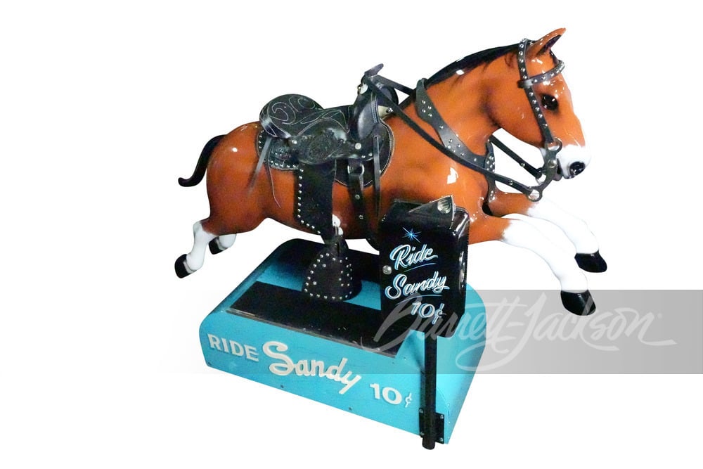 1950S "SANDY THE HORSE" COIN-OPERATED KIDDIE RIDE