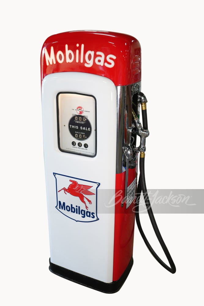 LATE 1940S MOBIL GAS MS MODEL #80 GAS PUMP