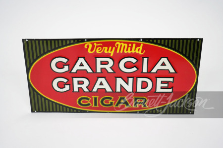 1930S GARCIA GRANDE CIGAR TIN SIGN