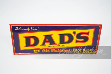 1950S DAD'S ROOT BEER EMBOSSED TIN SIGN