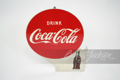 1949 COCA-COLA TIN FLANGE SIGN - 2