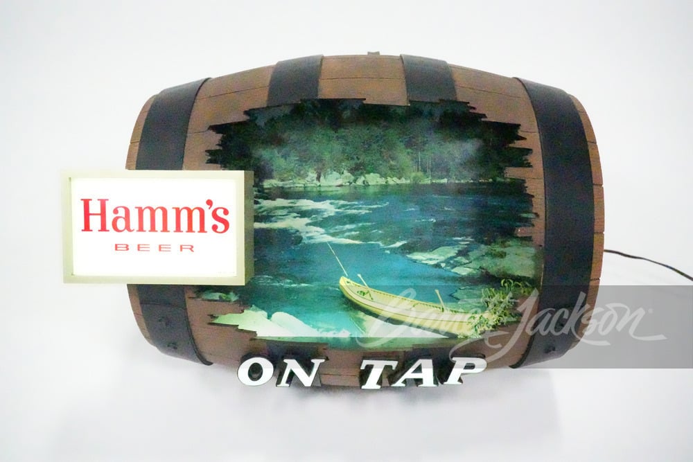 CIRCA 1960S HAMM'S BEER LIGHT-UP SIGN