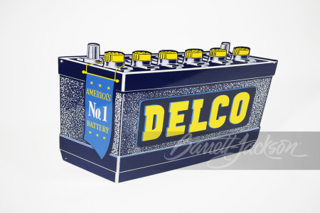 1950S DELCO BATTERIES TIN SIGN