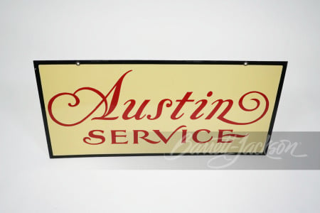 1930S AUSTIN SERVICE PORCELAIN SIGN