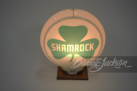 1950S SHAMROCK OIL GAS PUMP GLOBE