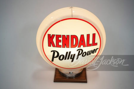 KENDALL OIL POLLY POWER GASOLINE GAS PUMP GLOBE