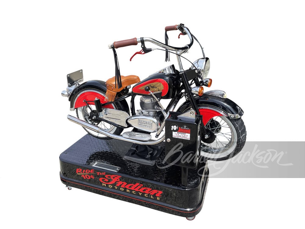 INDIAN MOTORCYCLE COIN-OPERATED KIDDIE RIDE