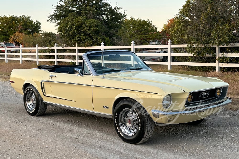 1968 FORD MUSTANG GT CONVERTIBLE