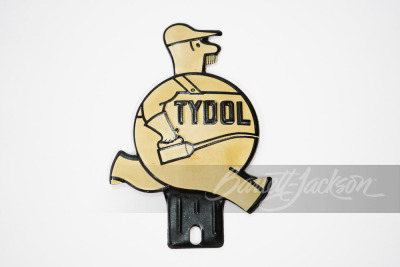 1930S TYDOL OIL LICENSE PLATE PECTIN SIGN