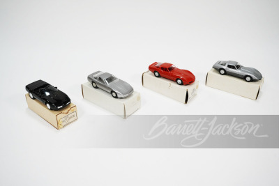 LOT OF FOUR VINTAGE CHEVROLET CORVETTE PROMOTIONAL MODELS