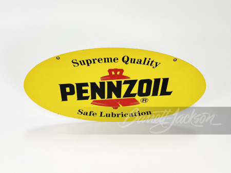 VINTAGE PENNZOIL MOTOR OIL TIN SIGN