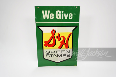 1958 S&H GREEN STAMPS TIN SIGN - 2