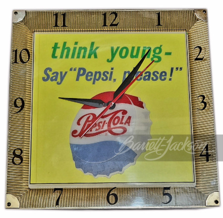 1960S PEPSI-COLA LIGHT-UP CLOCK