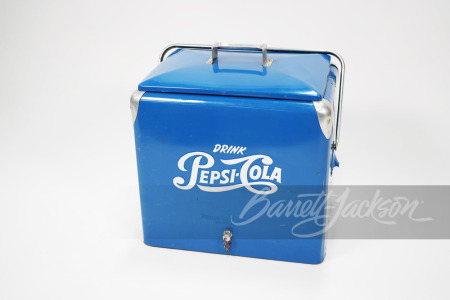 1950S PEPSI-COLA METAL PICNIC COOLER