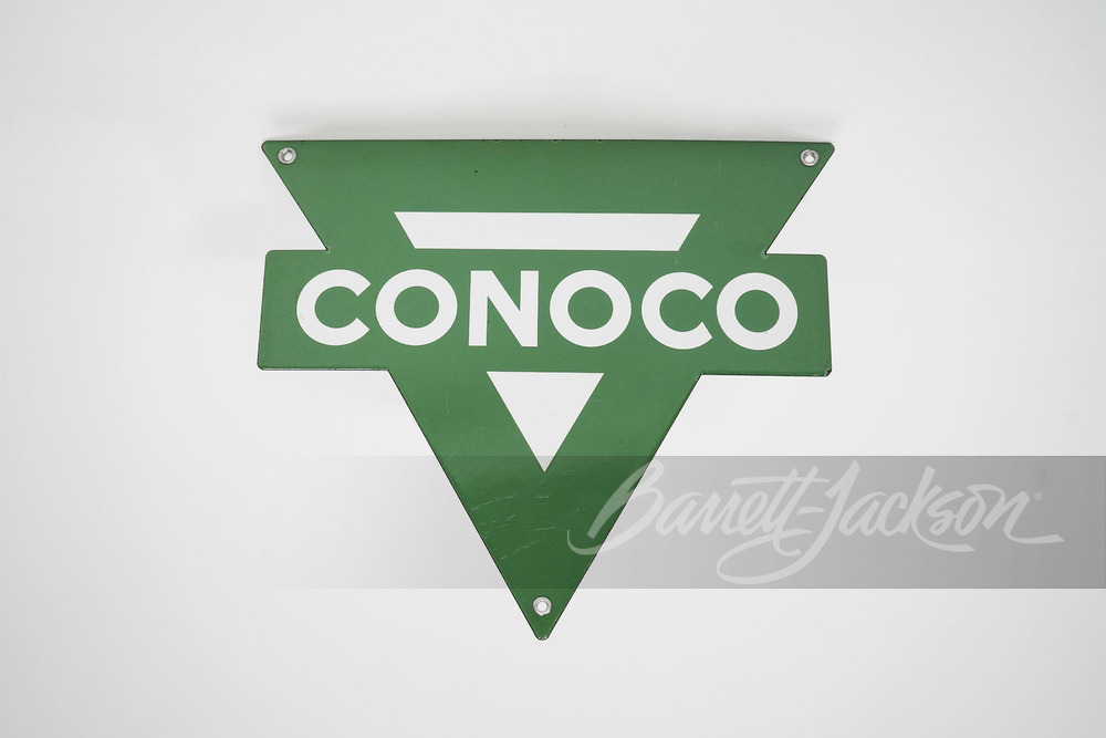 1950S CONOCO PORCELAIN PUMP PLATE SIGN