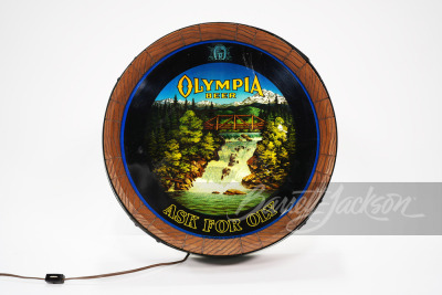 VINTAGE OLYMPIA BEER LIGHT-UP SIGN