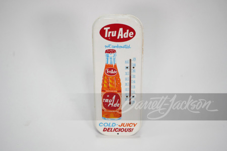 1950S TRU ADE SODA PAINTED TIN THERMOMETER