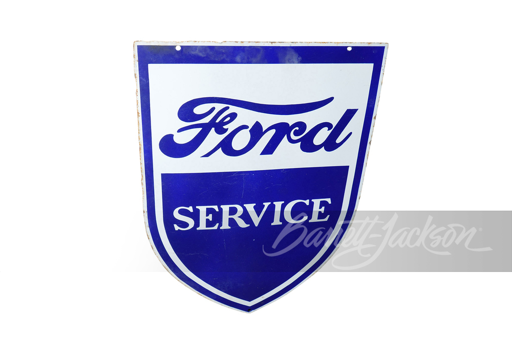 1930S-40S FORD SERVICE PORCELAIN SIGN