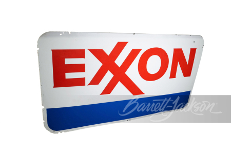 LARGE VINTAGE EXXON OIL PORCELAIN SIGN