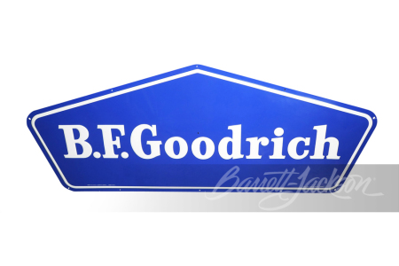 LARGE 1963 BFGOODRICH EMBOSSED TIN SIGN