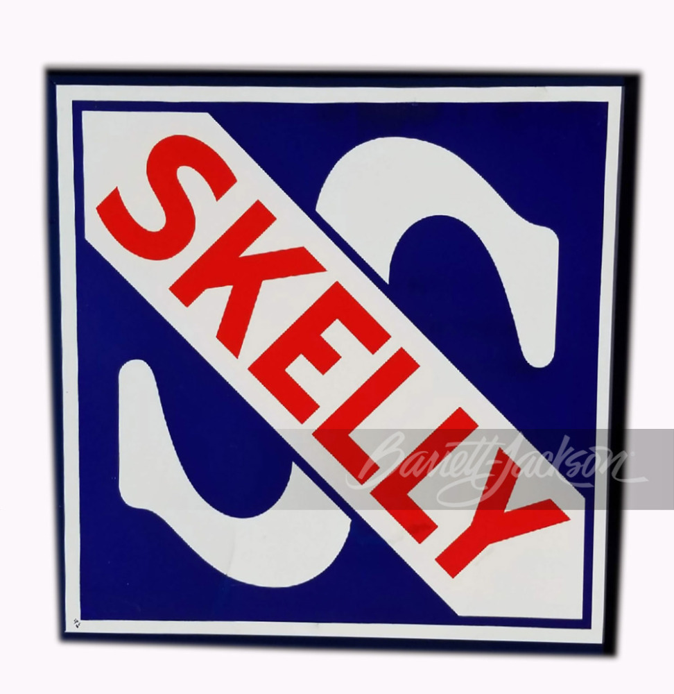 CIRCA 1940S SKELLY OIL PORCELAIN SIGN