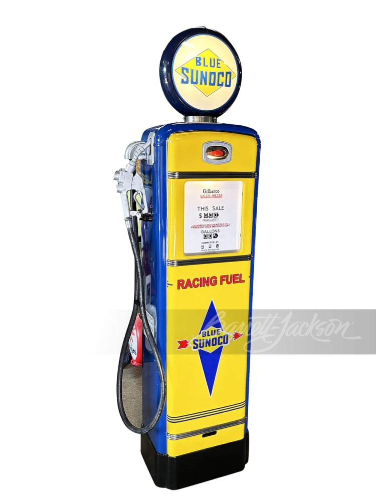 LATE 1940S-EARLY 1950S SUNOCO OIL GILBARCO MODEL #96 GAS PUMP