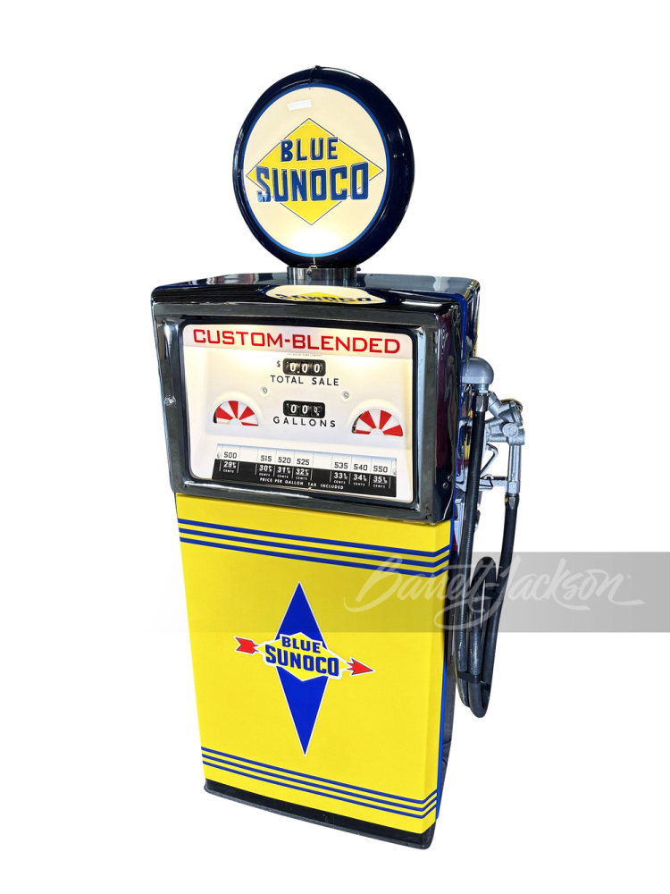 1960S SUNOCO GASOLINE WAYNE CUSTOM-BLENDED GAS PUMP