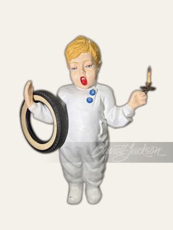 1940S-50S FISK TIRES FISK BOY THREE-DIMENSIONAL SIGN/STATUE