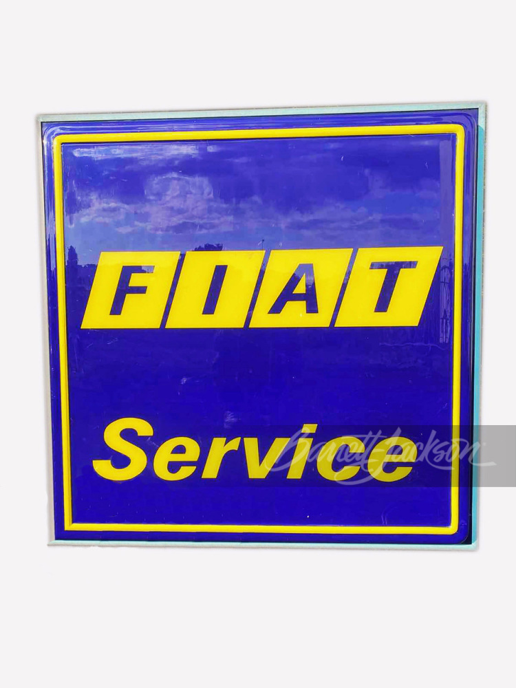 1972 FIAT AUTOMOBILES LIGHT-UP SIGN