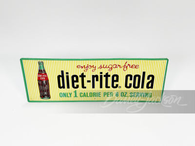 LATE 1950S SUGAR-FREE DIET-RITE COLA TIN SIGN