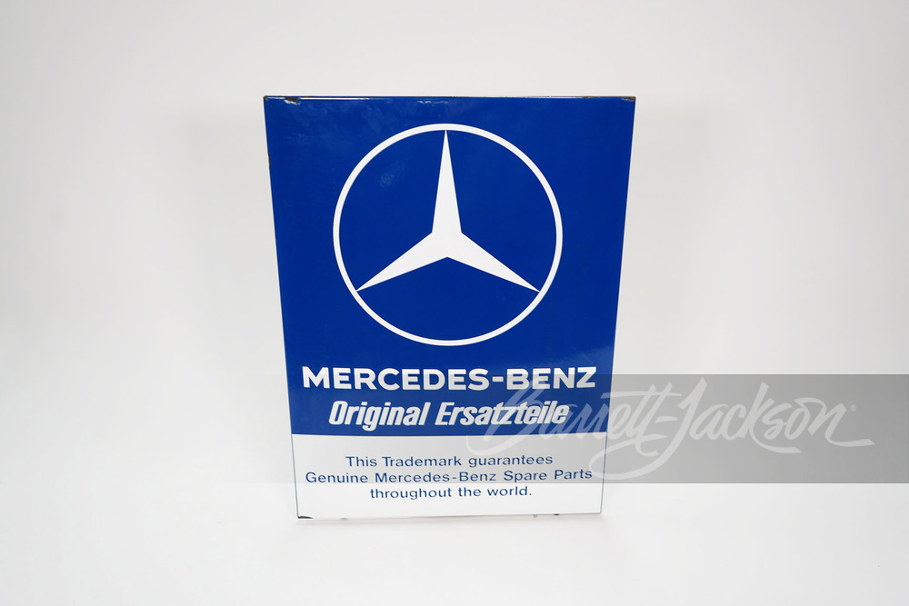 1960S MERCEDES-BENZ ORIGINAL PARTS PORCELAIN SIGN