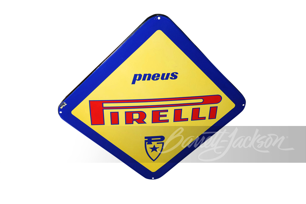 PIRELLI TIRES PORCELAIN SIGN