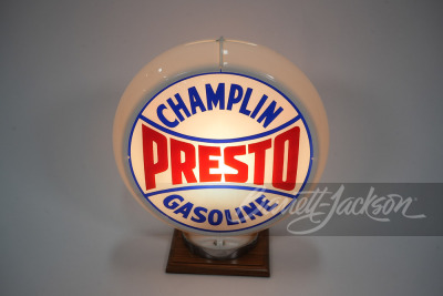 LATE 1940S-EARLY '50S CHAMPLIN PRESTO GASOLINE GAS PUMP GLOBE