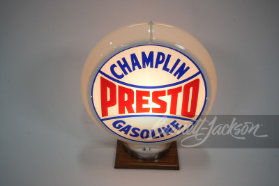 LATE 1940S-EARLY '50S CHAMPLIN PRESTO GASOLINE GAS PUMP GLOBE - 2