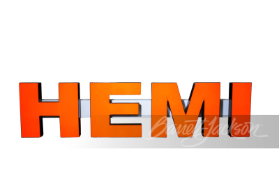 NEWER LARGE "HEMI" DEALERSHIP LETTER SIGN