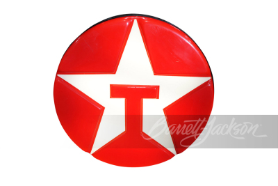 VINTAGE TEXACO LOGO LIGHT-UP EMBOSSED SIGN