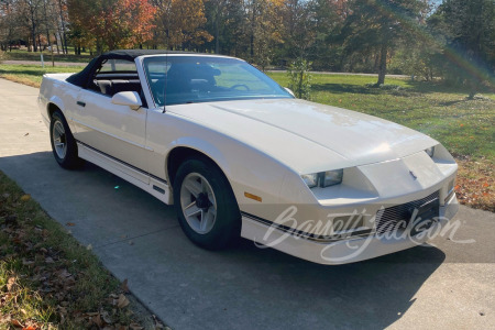 1989 CHEVROLET CAMARO RS CONVERTIBLE