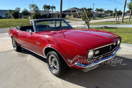 1968 CHEVROLET CAMARO CUSTOM CONVERTIBLE