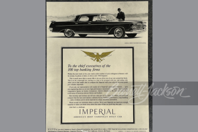 1962 IMPERIAL LEBARON PRE-PRODUCTION PROTOTYPE - 91