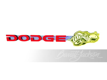 NEWER DODGE LIGHT-UP SIGN