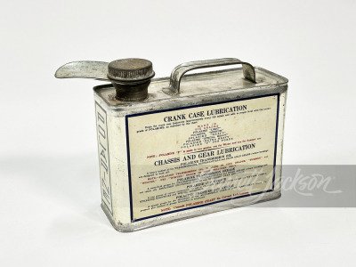 EARLY 1920S POLARINE MOTOR OIL HALF-GALLON TIN - 2