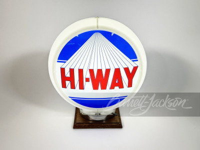 LATE 1940S-EARLY '50S HI-WAY GASOLINE GAS PUMP GLOBE - 2