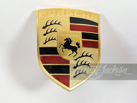 VINTAGE PORSCHE AUTOMOBILES CREST SIGN