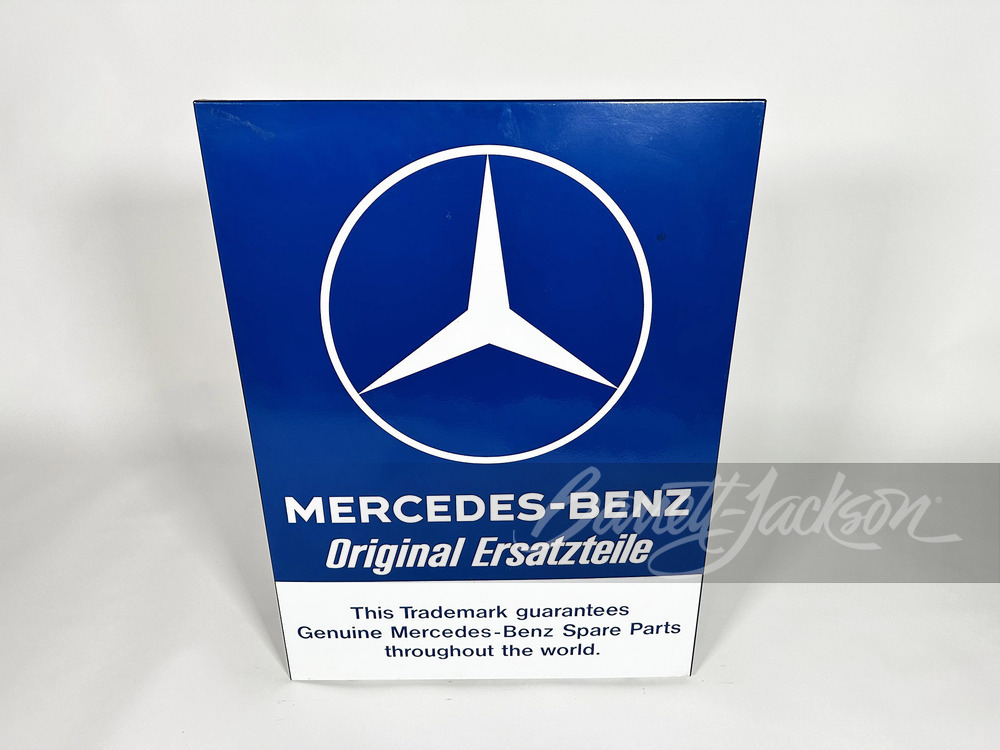 1960S MERCEDES-BENZ ORIGINAL ERSATZTEILE PORCELAIN SIGN