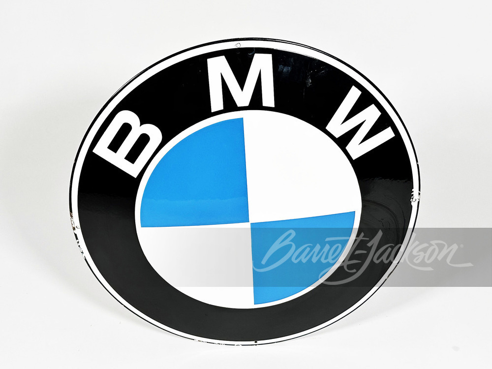 1960S BMW PORCELAIN SIGN